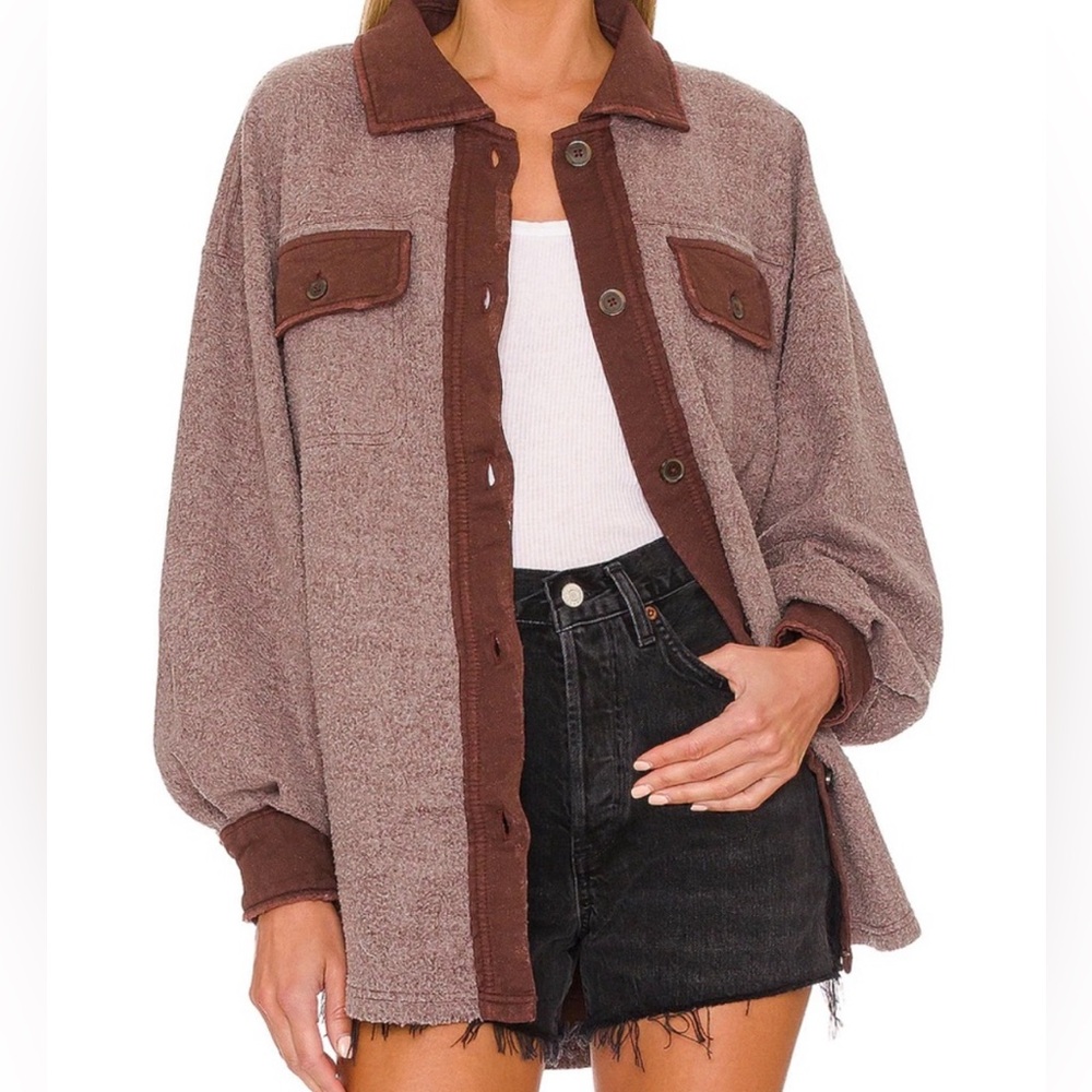 Free People Maroon Shaket, size S